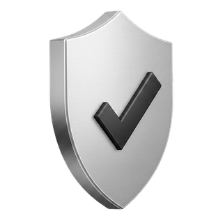 Ícono de verificación en 3D ubicado en la sección de funcionamiento de Fuerte Inversonia